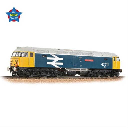 35-415 CLASS 47/4 47711 GREYFRIARS BOBBY BR LARGE LOGO (DCC READY) BACHMANN