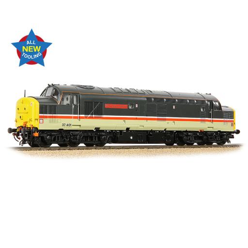 35-335 CLASS 37/4 37401 MARY QUEEN OF SCOTS BR INTERCITY MAINLINE (PLUX 22 DCC)