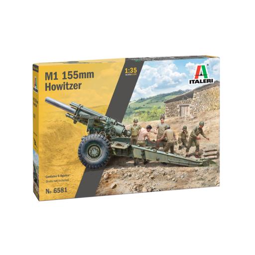 6581 M1 155mm HOWITZER & FIGURES 1:35 ITALERI