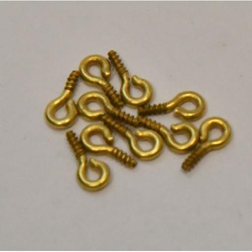 33020 BRASS EYLETS 3.5mm x 8mm