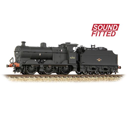 372-065SF CLASS 4F WITH FOWLER TENDER 43931 WEATHERED (SOUND FITTED)