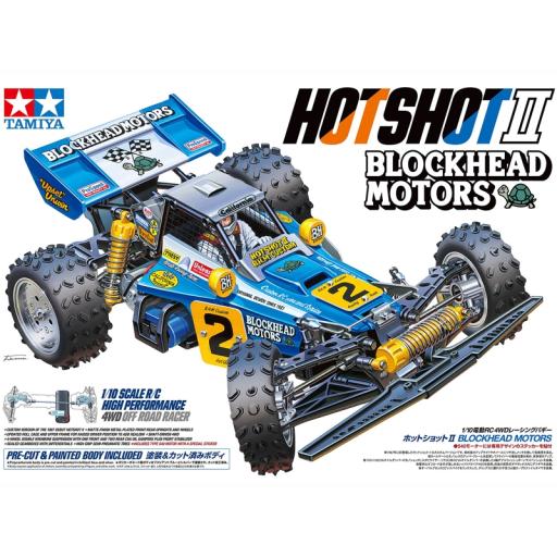 58710 TAMIYA HOTSHOT II BLOCKHEAD MOTORS 1:10 4WD KIT