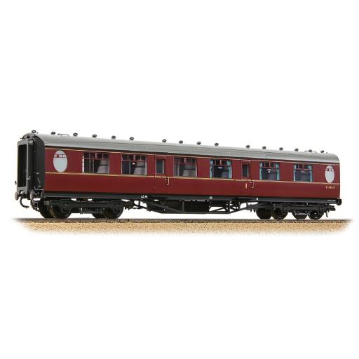 34-412 LNER THOMPSON COMPOSITE CORRIDOR BR MAROON COACH