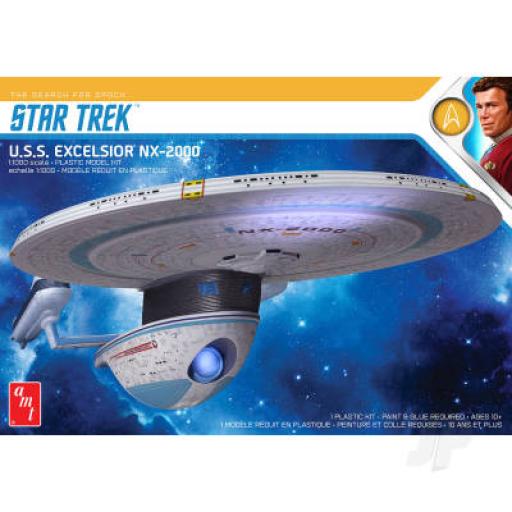 AMT1257 STAR TREK USS EXCELSIOR NX-2000 AMT 1:1000