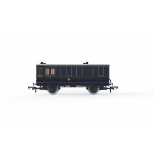 R40302 S&DJR BRAKE LUGGAGE 4 WHEEL COACH No.8