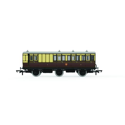 R40308 GWR BRAKE 3RD 6 WHEEL COACH No.2548