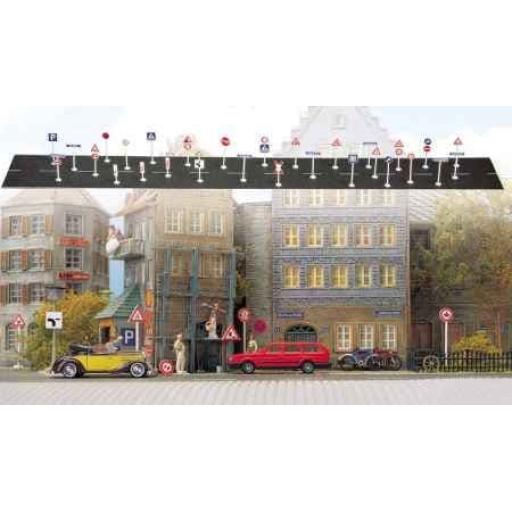 BUSCH 6028 CITY SIGN SET OO GAUGE