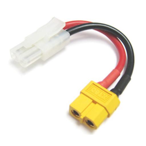 ADAPTOR/CONNECTOR TAMIYA MALE TO XT60 FEMALE LEAD ET0843