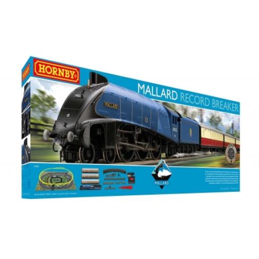 R1282 HORNBY MALLARD RECORD BREAKER TRAIN SET