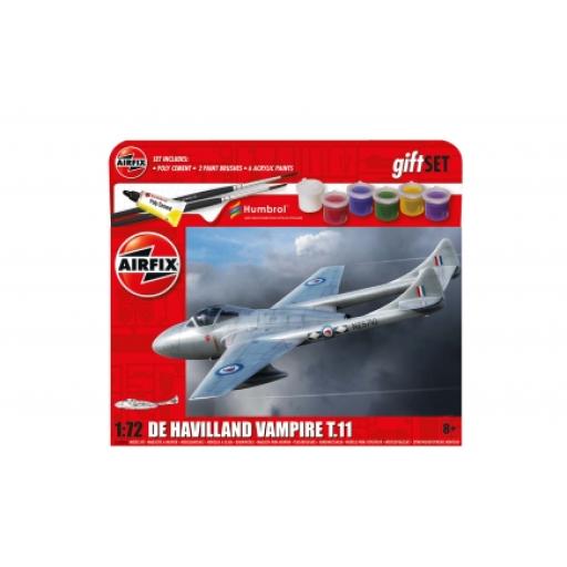 A55204A DE HAVILLAND VAMPIRE T.11 1:72 AIRFIX STARTER SET