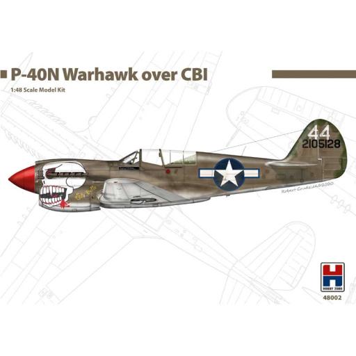 48002 P-40N WARHAWK CHINA BURMA 1:48 HOBBY 2000