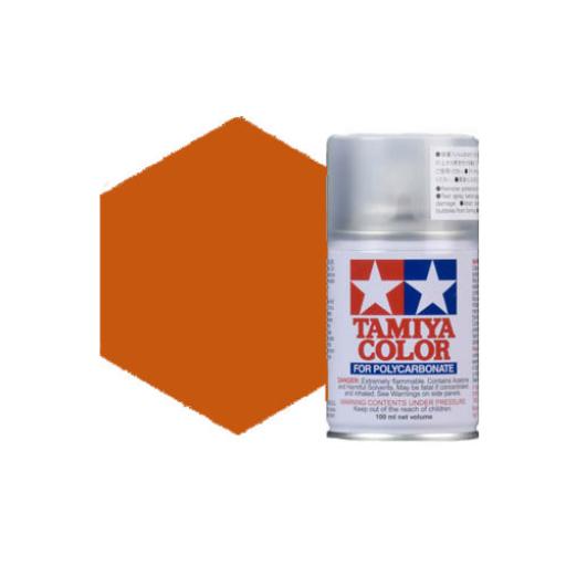 PS-61 METALLIC ORANGE POLYCARBONATE SPRAY 100ml TAMIYA