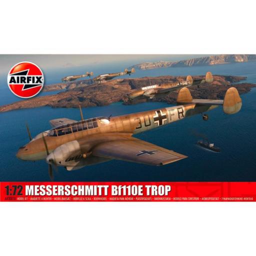 A03081A MESSERSCHMITT BF110E E-2 TROP 1:72 AIRFIX