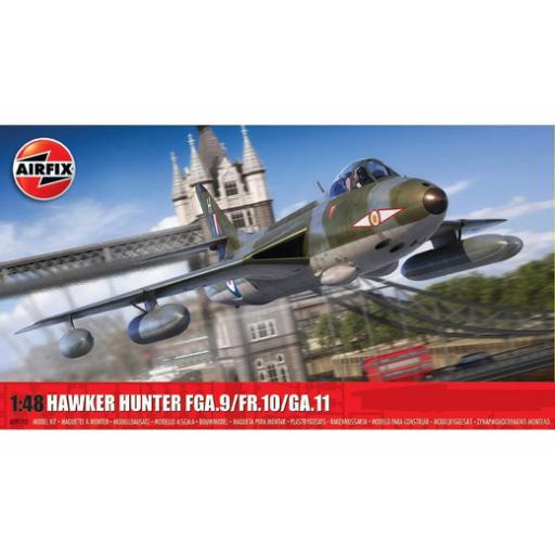 A09192 HAWKER HUNTER FGA9 FR10 GA11 1:72 AIRFIX