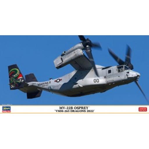 02421 MV-22B OSPREY VMM-265 DRAGONS 1:72 HASEGAWA