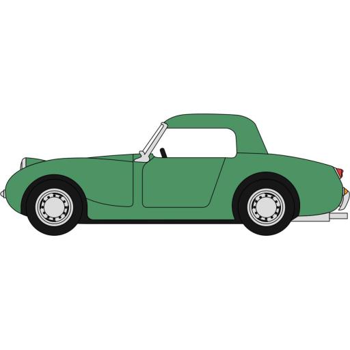 76AHF003 AUSTIN HEALEY FROGEYE SPRITE LEAF GREEN 1:76 OXFORD