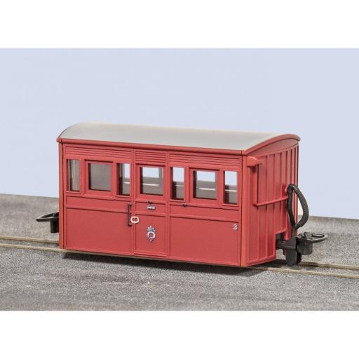 GR-558B FR BUG BOX 3RD CLASS 1970s/80s RED LIVERY No.4 COACH