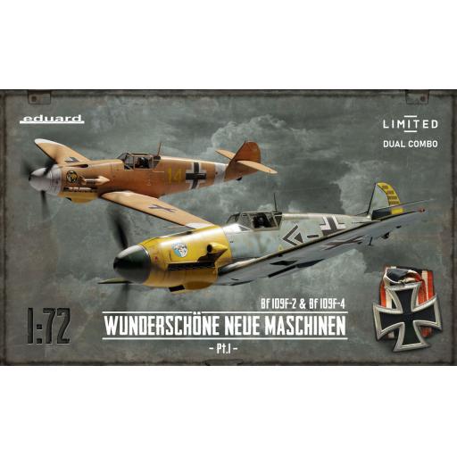2142 BF-109 WUNDERSCHONE NEUE MACHINE 1:72 EDUARD DUAL COMBO