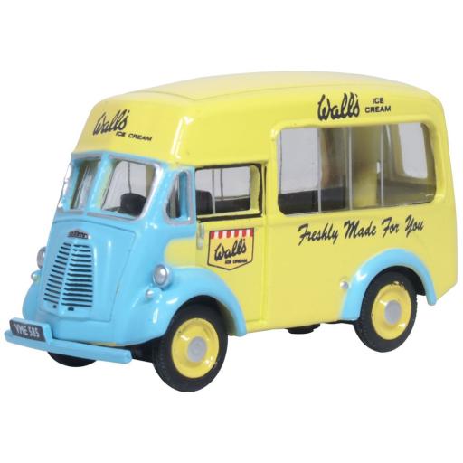 76MJ012 MORRIS J ICE CREAM VAN WALLS 1:76 OXFORD