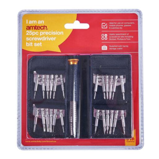 25pcs PRECISION SCREWDRIVER BIT SET