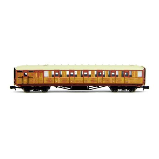 2P-011-211 GRESLEY LNER TEAK BRAKE COMPOSITE 5549 COACH