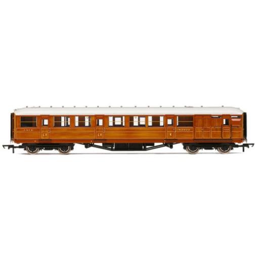 R4826A LNER 61ft 6' TEAK GRESLEY CORRIDOR BRAKE COMPOSITE COACH 42873