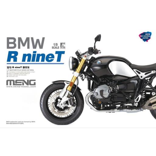 MT-003U BMW R NINE T 719 BLACK STORM 1:9 MENG