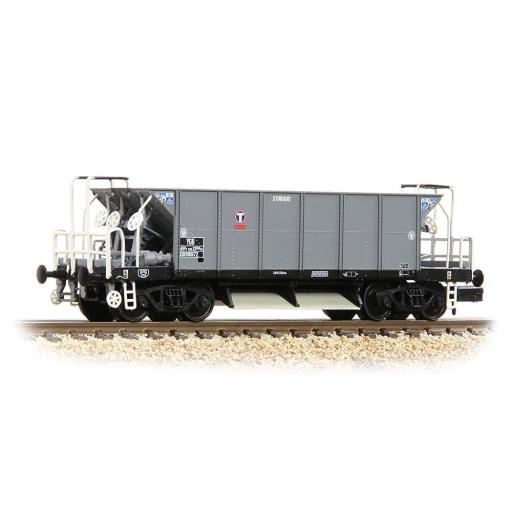 377-006 BR YGB STINGRAY BOGIE HOPPER WAGON TRANSRAIL GREY