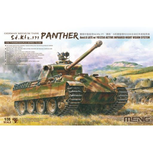 TS-054 PANTHER SD.KFZ.171 W/FG1250 INFRARED NIGHT VISION 1:35 MENG