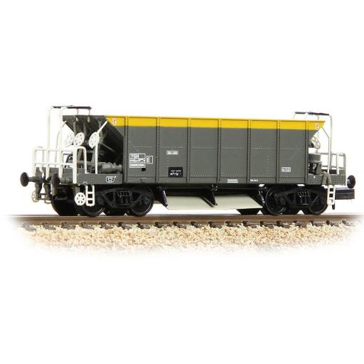 377-001B BR YGBSEA-LION BOGIE HOPPER WAGON BR ENGINEERS GREY & YELLOW