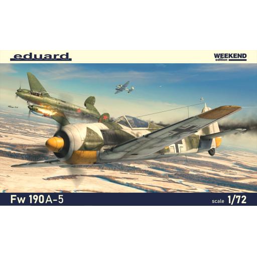 7470 EDUARD FOCKE WULF FW-190A-5 WEEKEND VERSION 1:72