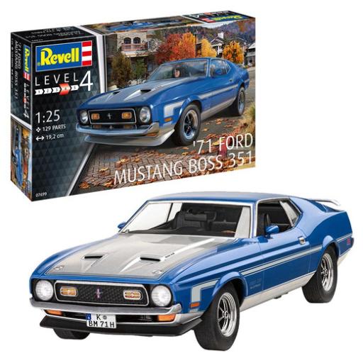 07699 1971 FORD MUSTANG BOSS 351 1:25 REVELL