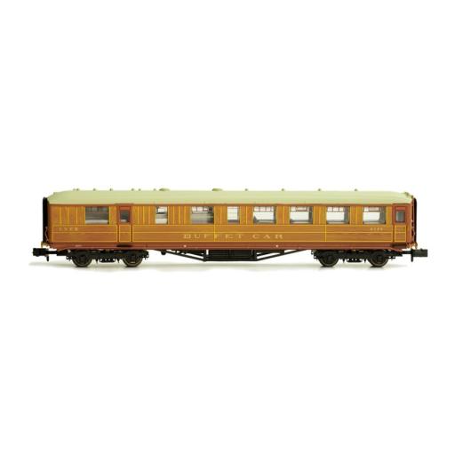 2P-011-306 GRESLEY LNER TEAK BUFFET 9132 COACH