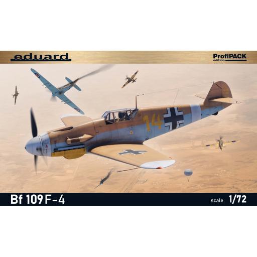 70155 MESSERSCHMITT BF109 F-4 PROFIPACK 1:72 EDUARD
