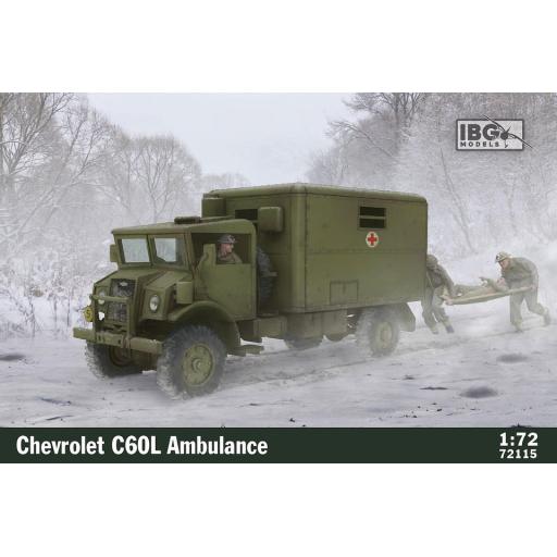 72115 IBG CHEVROLET C60L AMBULANCE 1:72