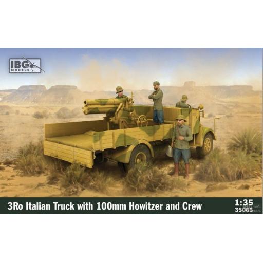 35065 IBG ITALIAN 3RO TRUCK W/ 100mm GUN & CREW 1:35