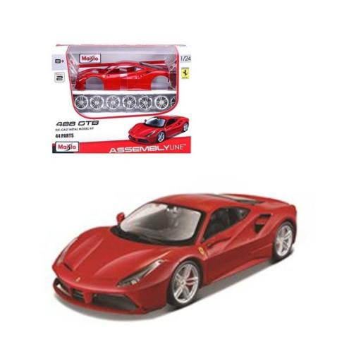 MAISTO FERRARI 488 GTB METAL KIT 1:24 39131