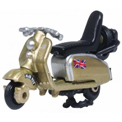76SC004 SCOOTER GOLD OO GAUGE OXFORD