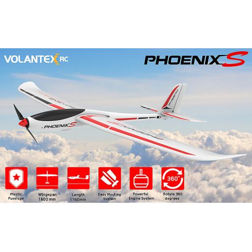 VOLANTEX PHOENIX S 1600mm ARTF GLIDER V742-07