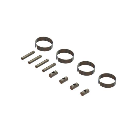 ARA311150 ARRMA CVD DRIVESHAFT METAL FITTINGS 1pair