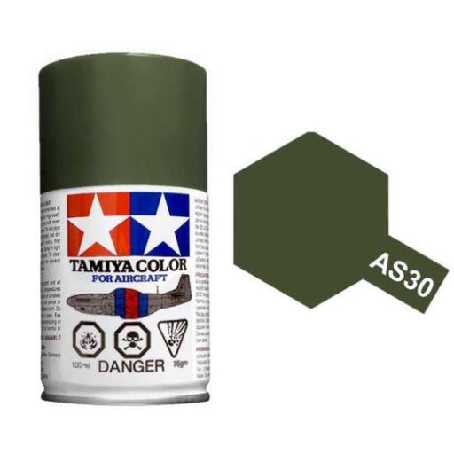 AS-30 RAF DARK GREEN 2 TAMIYA 100ml SPRAY PAINT