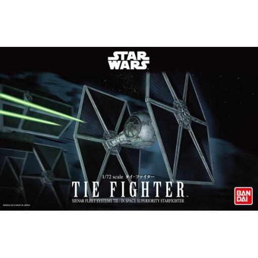 01201 BANDAI TIE FIGHTER STAR WARS 1:72