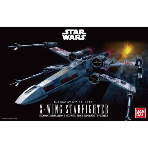 01200 BANDAI X-WING STARFIGHTER STAR WARS 1:72