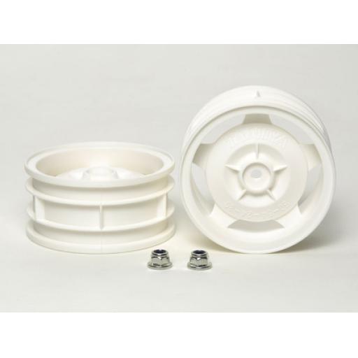 53089 TAMIYA 6024 4WD FRONT STAR DISH WHEELS 1 PAIR