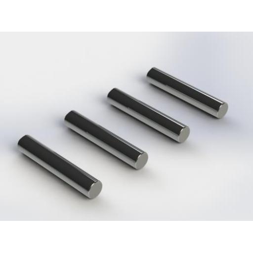 AR713014 ARRMA HEX PIN 3 x 17mm NERO 4pcs