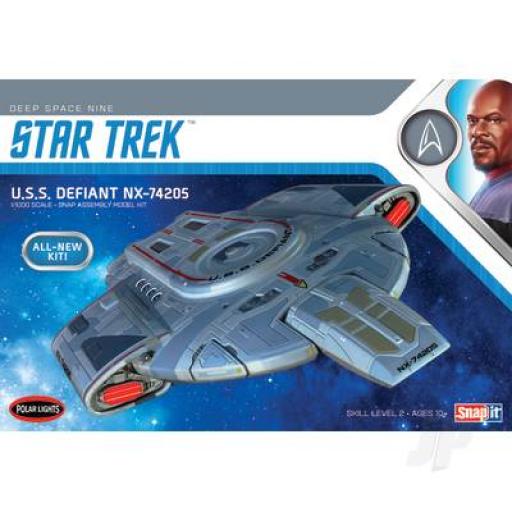 POL952M STAR TREK USS DEFIANT NX-74205 1:1000 SNAP TOGETHER