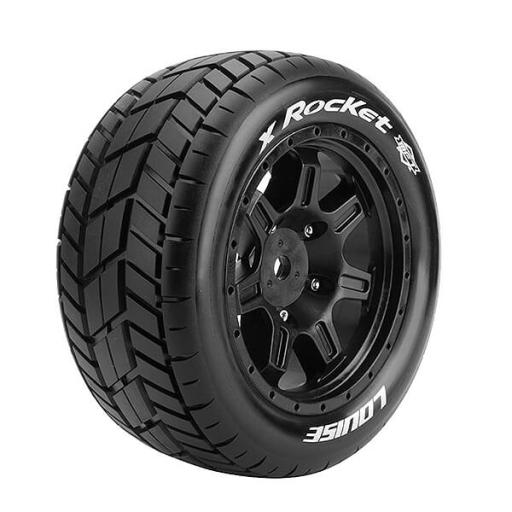 L-T3295B LOUISE RC ROCKET X-MAXX 24mm HEX WHEELS & TYRES