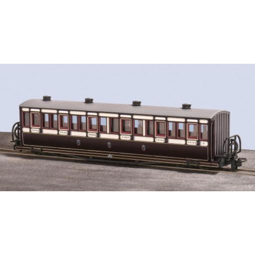 GR-600A FR SHORT BOWSIDER BOGIE COACH VICTORIAN LIVERY No.17