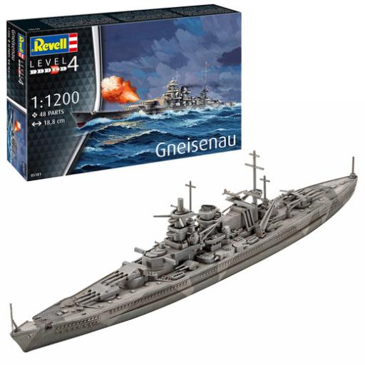 05181 BATTLESHIP GNEISENAU 1:1200 REVELL