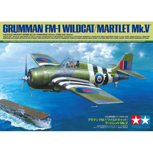 61126 GRUMMAN FM-1 WILDCAT MARTLET MK.V 1:48 TAMIYA